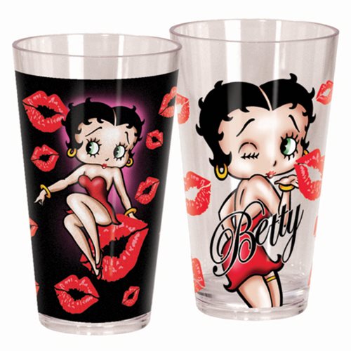 Betty Boop Kisses 20 oz. Acrylic Cup 2-Pack